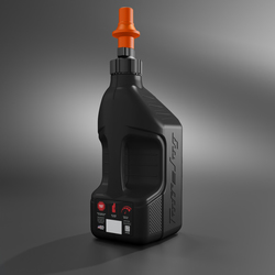 Tuff Jug 10L Black w/ Orange Ripper Cap (GEN 3)